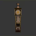 Floor Clock Big Clock Retro Clock Retro Clock Retro Clock Large Clock Pendulum Furnishings 3d model