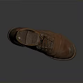 Brown Leather High Top Boots With Classic Laces And Durable Design