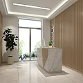 Modern Chess Room 3d model