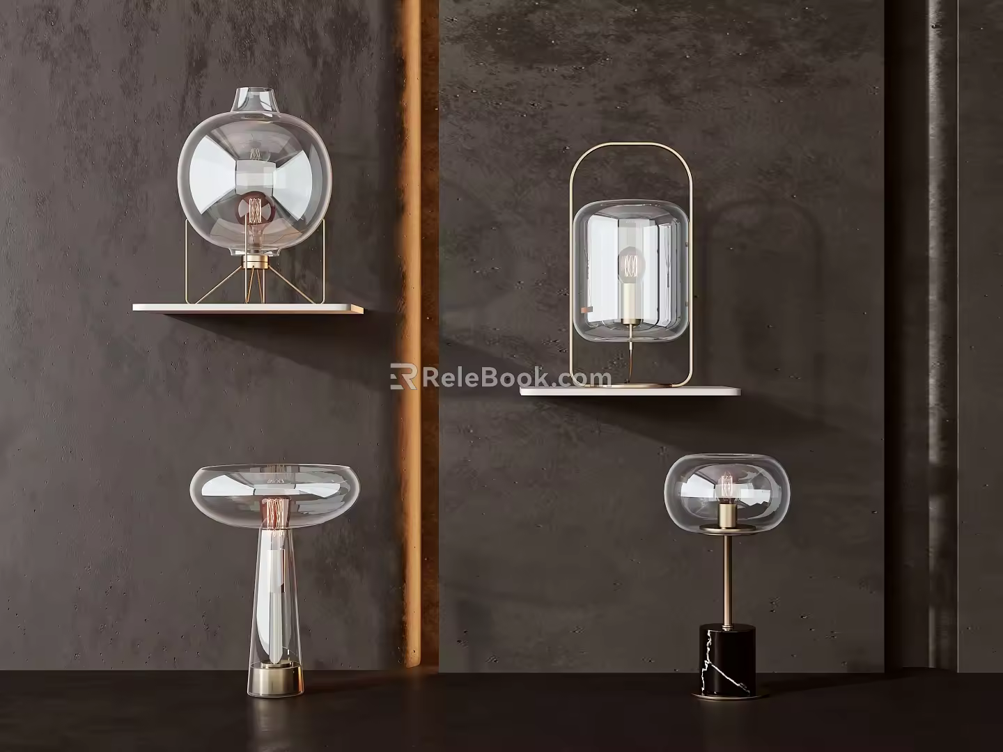 Table lamp 3d model