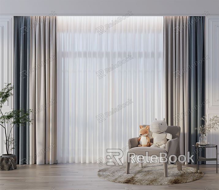 Modern Curtains model