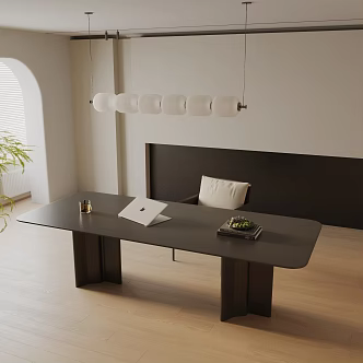 Modern dining table 3d model