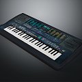 Electronic organ musical instrument keyboard musical instrument electronic music electronic musical instrument Western musical instrument Western musical instrument 3d model