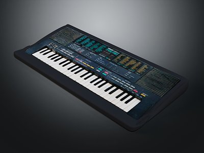 Electronic organ musical instrument keyboard musical instrument electronic music electronic musical instrument Western musical instrument Western musical instrument 3d model