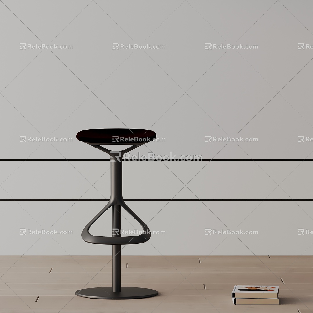 Modern Bar Chair 3d model