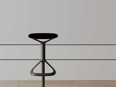 Modern Bar Chair 3d model