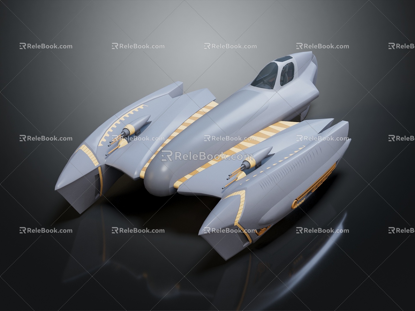 Modern Fighter Fighter Fighter Science Fiction Fighter 3d model