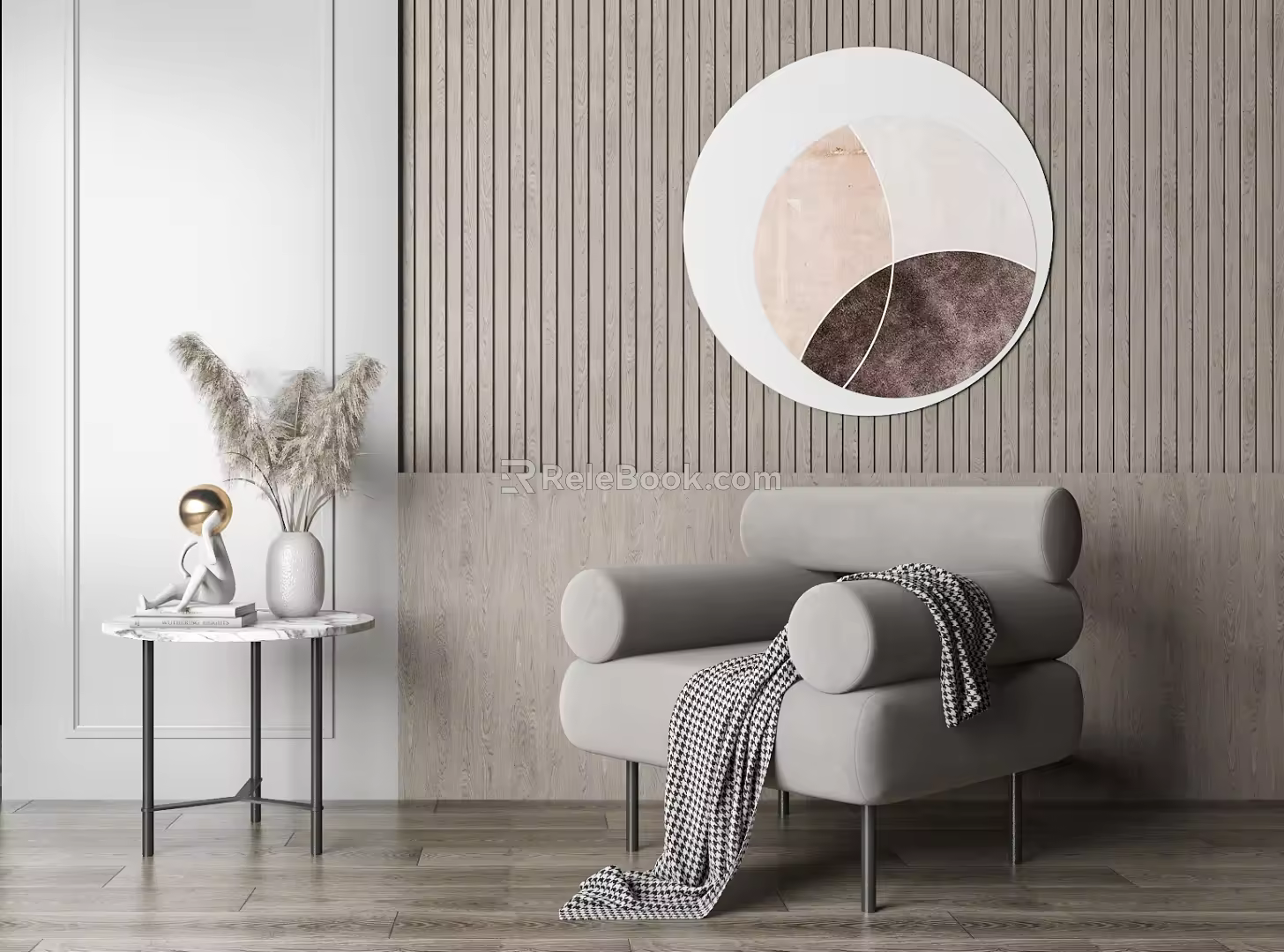 Modern single sofa 3d model