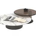 Cattelan round coffee table 3d model