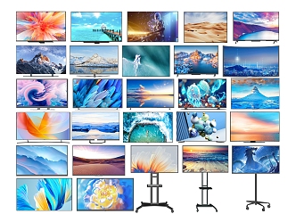 TV Display LCD TV Screen Smart TV Screen 3d model