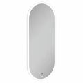 Modern Oval Wall Mirror With White Frame For Home Decoration