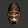 Game And Movie Character With Raccoon Like Features Bee Stripes White Wings And Big Eyes