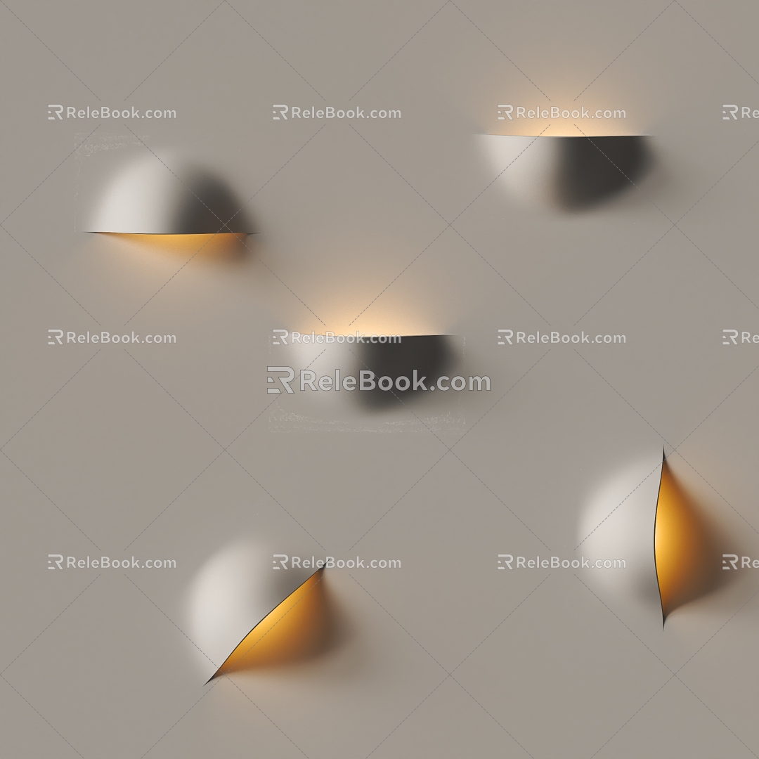 Modern wall lamp 3d model