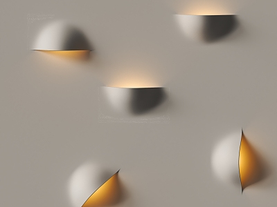 Modern wall lamp 3d model