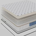 Double Bed Mattress With Layered Support Foam Coil Springs And Comfort Layers