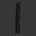 Black Cylindrical Military Weapon Frag Grenade With Metal Fuse And Label