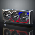 ASUS ROG High Performance Graphics Card with Triple Fans Blue Red Accents
