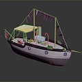 Modern Boat Yacht Ship Private Ship Private Yacht 3d model