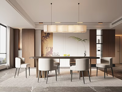 Modern Restaurant 3d model