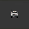 Shell White Tanker Truck With Yellow Logo Fuel Delivery Tank And Surface Reflection