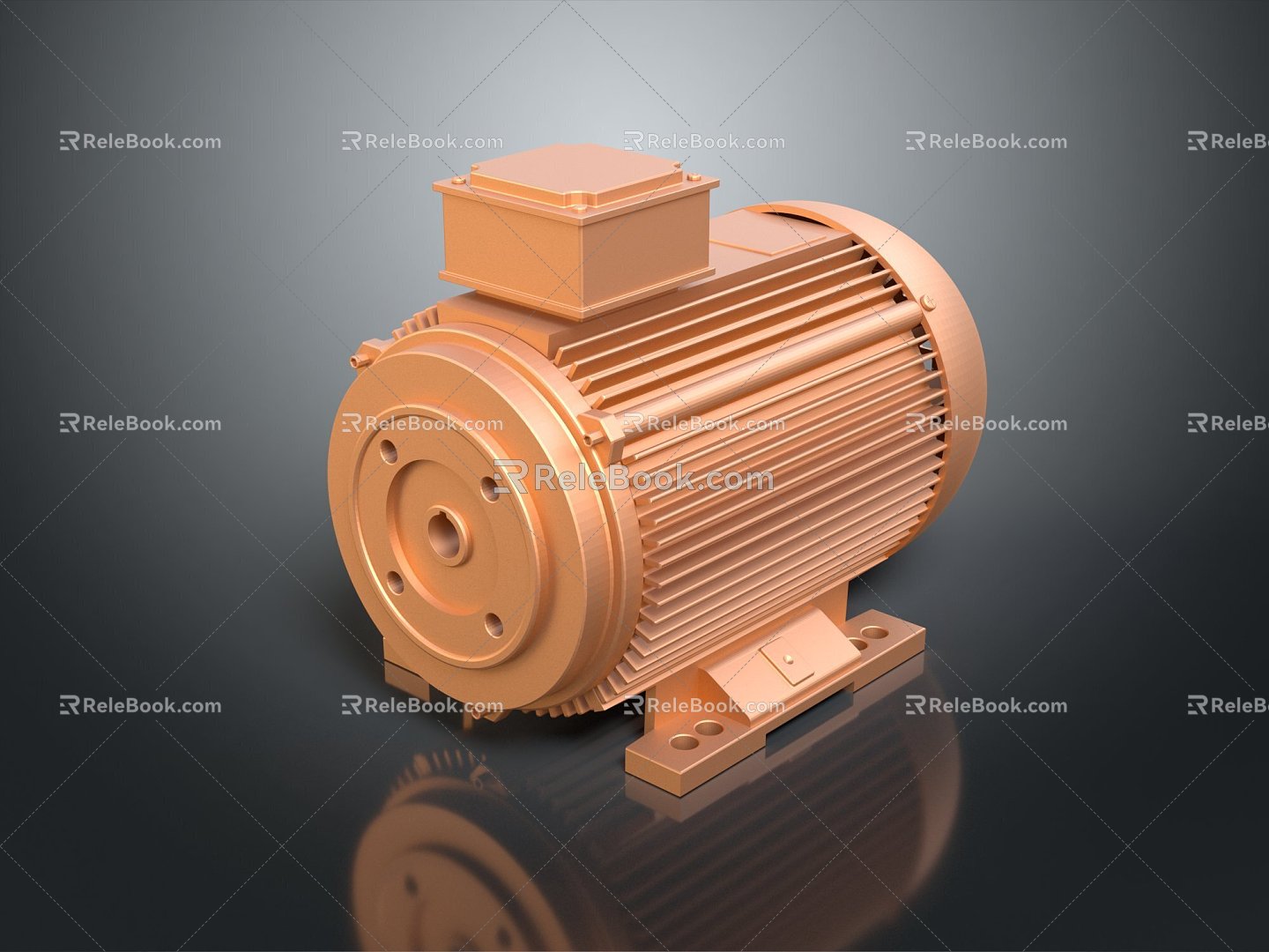 Electric Motor Industrial Hydraulic Motor Electric Motor Motor 3d model