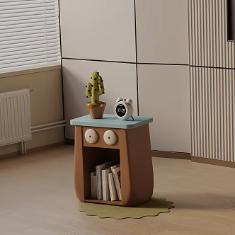 Modern bedside table 3d model