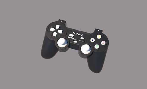 Modern gamepad 3d model