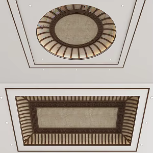 New Chinese Ceiling 3d model