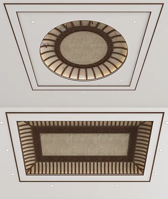 New Chinese Ceiling 3d model