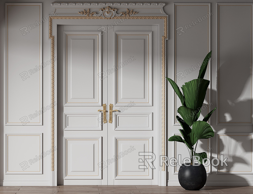 French double door model