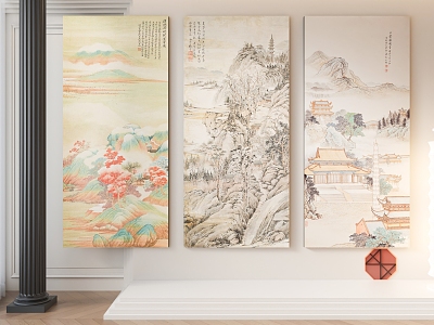 Antique Style Decorative Painting New Chinese Style Decorative Painting Chinese Style Decorative Painting Song Style Decorative Painting model