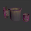 Metal Barrel Shaped Equipment With Stand And Various Sizes For Industrial Use