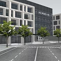 modern architecture 3d model