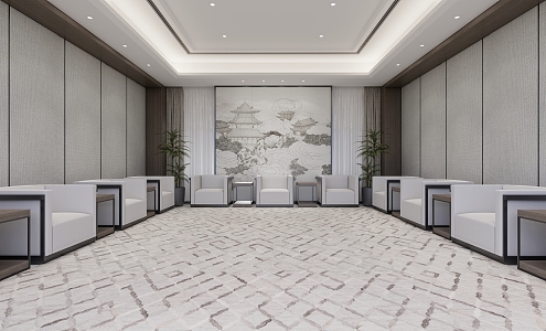 Reception Room 3d model