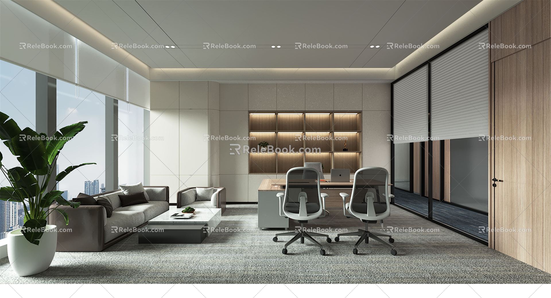 Manager Office 3D Model ID1114689125 3d model