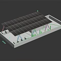 Solar Powered Household Appliances With Efficient Panel Mounting System For Daily Use 3d model