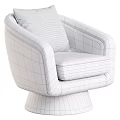 Beige Textured Fabric Accent Chair With Gold Metal Base And Cozy Armrest Design