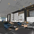 Elegant Hotel Lobby Interior Design With Luxurious Chandelier Comfortable Sofas And Modern Decor