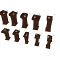 Functional Wooden Podiums With Various Designs And Microphones For Public Speaking