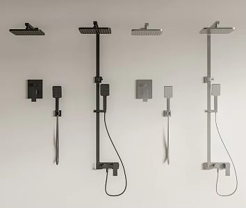 Modern Shower 3d model