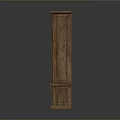 Classic Wooden Display Cabinet With Glass Doors And Bottom Drawer Storage Design