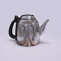 Stainless Steel Electric Kettle With Modern Design And Black Handle