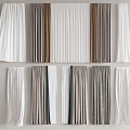 Modern Curtain Curtain Combination 3d model