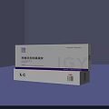 Elegant Purple White Ornamental Decor Set With Decorative Box And Icon Design