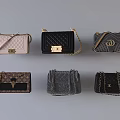 Designer Handbags Collection Featuring Various Styles Chain Straps And Metal Clasps