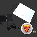 modern game console TV 3d model