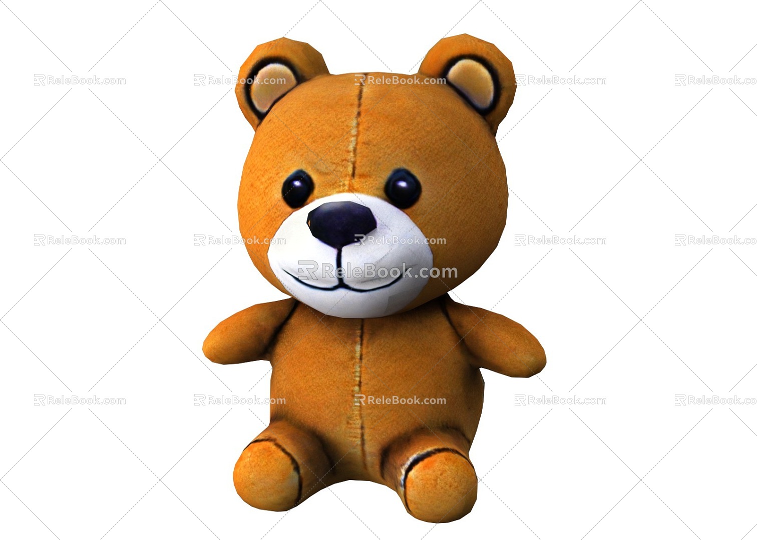 Doll Toy Muppet Doll Bear Doll Bear Muppet Plush Teddy Bear Pillow Animal Doll Toy Muppet Doll Bear Doll 3d model