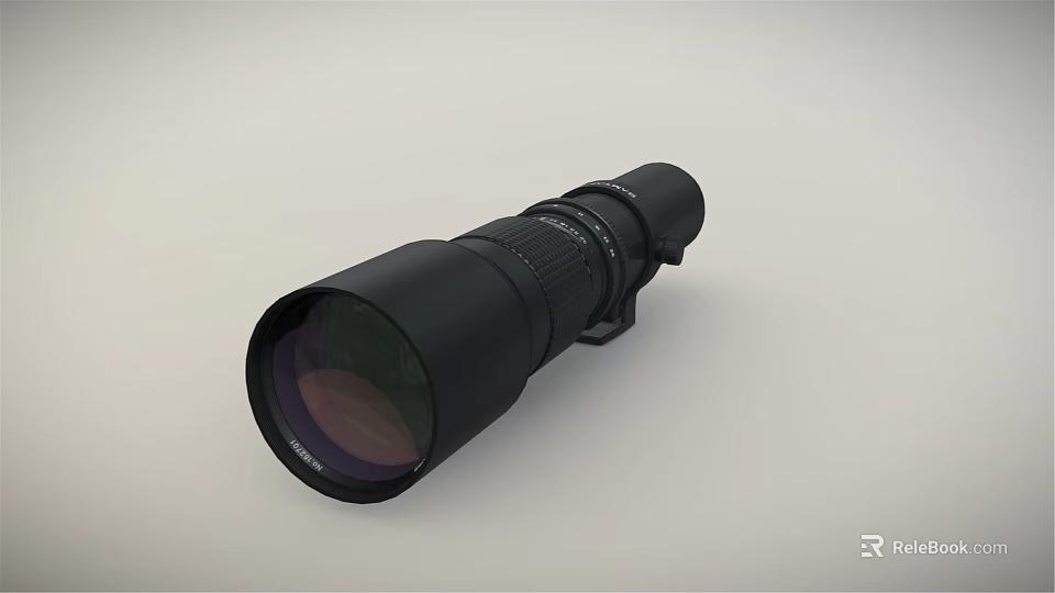 Mobile Digital Black Tamron Telephoto Lens For High Quality Professional Photography 3d model 