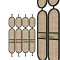 Screen partition 3d model