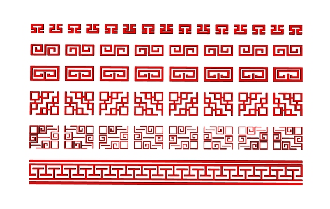 Chinese traditional pattern 3d model